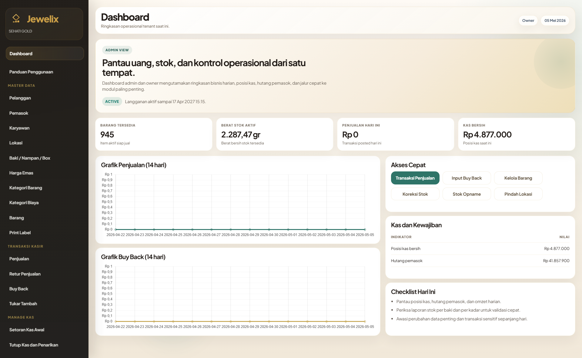Aplikasi Toko Emas vs Spreadsheet untuk Operasional Toko Emas